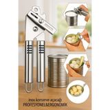 Inox Çelik Konserve Açacağı - Ergonomik ve Profesyonel Kolay Konserve Açıcı 722091
