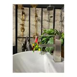 Inox Lavabo Bataryası Inox Lavabo Musluk Kare Inox Lavabo Bataryası