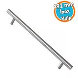 İnox Metal Mobilya Mutfak Çekmece Dolap Dolabı Kapak Kulbu Kulpu Kulpları (192 Mm - 19.2 Cm)