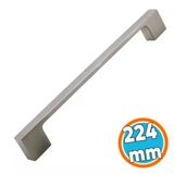 İnox Metal Mobilya Mutfak Çekmece Dolap Dolabı Kapak Kulbu Kulpu Kulpları (224 Mm - 22.4 Cm)