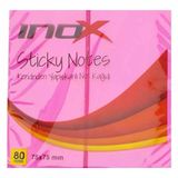 İnox Postit 75X75 80 Yaprak Fosforlu Pembe - 3 Adet