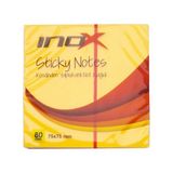 İnox Postit 75X75 80 Yaprak Fosforlu Turuncu - 3 Adet