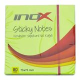 İnox Postit 75X75 80 Yaprak Fosforlu Yeşil - 3 Adet