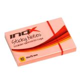 İnox Postit 80 Yaprak 50X75mm Yapışkanlı Not Kağıdı Pembe - 3 adet