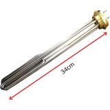 İnox Rezistans 2'' Inç 7500 Watt 3 Çıkışlı Krom Trf Isıtıcı Adet