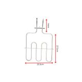 İnox Rezistans Franke Dominox Ankastre Fırın Alt Rezistans 230-240 Volt 1300 Watt Adet