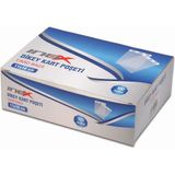 Inox Yaka Kartı Poşeti 110X160 mm 100'LÜ Paket - Şeffaf