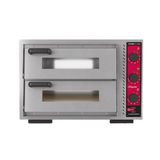 Inoxclass Çift Katlı Elektrikli 8x25 cm Pizza Kapasiteli Margarita M402E Pizza Fırını