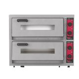 Inoxclass Çift Katlı Elektrikli 8x30 cm Pizza Kapasiteli Margarita M502E Pizza Fırını