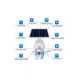inoxdigital 216Ipc 4G Solar Full Hd Sim Kartlı Interneti Içinde Sesli Alarmlı Metal Kasa Suya Dayanıklı