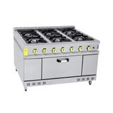 İnoxmaster 6'lı Gazlı 150x100x85 cm İMR-KOG-1510 Kuzine