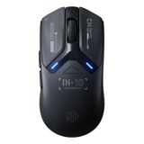 INPHIC IN10P kablosuz oyun faresi, üç modlu 2.4G/USB-C kablolu/Bluetooth PC oyun faresi, 60g süper ışık, 26K DPI, PAW3395 optik sensör, 8 kHz yoklama hızı, tamamen programlanabilir, siyah