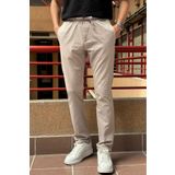 inpool Erkek, bel lastikli, standart-fit, duble paça, bağcıklı pantolon 24INP286