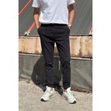 İnpool Erkek, Bel ve Paça Lastikli, Hi-Quality, Gabardin Dokuma, Pamuklu, Jogger Pantolon 270-2 - Antrasit - 28