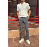 inpool Erkek, Standart-Fit, Pamuklu, Esnek, Dokuma kumaş, Chino pantolon 25INP121