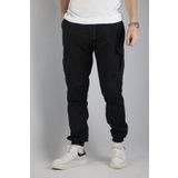 inpool Siyah Erkek Oversize Jogger Bel Ve Paça Lastikli Kargo Cepli Pantolon