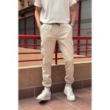 inpool Taş Erkek Oversize Jogger Bel Ve Paça Lastikli Kargo Cepli Pantolon