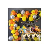 İnşaat Temalı Doğum Günü Balon Set, Renkli Balonlar, Happy Birthday Pankartı, Parti Süslemeleri