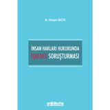 İnsan Hakları Hukukunda İşkence Soruşturması / On İki Levha Yayınları / 9786254325144