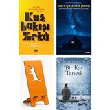 İnsan ve Hayat Kitaplığı Kuş Bakışı Zeka - Tunahan Coşkun + Kuzey Işıklarının Şarkısı + Telefon Tutucu + Bir Kar Tanesi