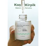 İnsane Naturale Insane Naturale Panthenol, E Vitamini, Hyalüronik Asit İçeren Güçlendiricive Uzatıcı Kaş Kirpik Bakım Serumu 20 ml