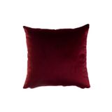 INSENSE HOME Koyu Kırmızı Kadife (BABYFACE) Kırlent Kılıfı