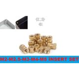 Insert Çakma Somun M2-M2.5-M3-M4-M5 50 Adet Set