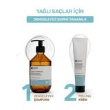 Insight Yağlı Saç Derisi Için Dengeleyici Şampuan+Yağlı Saç Derisi Için Peeling Seti