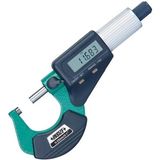 Insize Digital Mikrometre 0-25 mm Hassas Ölçüm Aleti Karbür Yüzeyli Kullanım Tipi 3109-25A