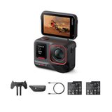 Insta360 Ace Pro 2 Çift Pil Paketi - Leica, 1/1.3 inç Sensör, Çift AI Chip, Lider Düşük Işık, Üstün Ses, Flip Screen ve Vlog'lar için AI Düzenleme ile Birlikte Tasarlanmış 8K Su Geçirmez Aksiyon