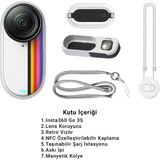 Insta360 Go 3s Retro Bundle Special Edition 4K Mini Aksiyon Kamerası Giyilebilir Kamera Seti - Renkli
