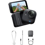 INSTA360 Go Ultra Siyah - Küçük 4K Hafif Kamera, Kompakt Eller Serbest Pov Fotoğraf Makinesi ve