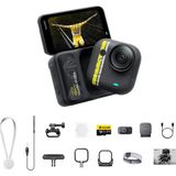INSTA360 Go Ultra Tadej Pogačar Edition – Küçük 4K Vlogging Kamera, Eller Serbest, Pov Kamera, 1/1.28 "sensör, 53G Hafif, 156° Fov, 200DK Pil Ömrü, Bisiklet Için Manyetik Taşınabilir Aksiyon Kamerası - Siyah