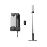 Insta360 Katlanabilir 2'si 1 arada Selfie Çubuğu Uzaktan Kiti, Görünmez Kutup ve Dahili Tripod, Uzaktan Kamera Kontrolü için Mini Uzaktan Kumanda, Insta360 X5, X4, X3 Aksiyon Kameralarıyla Uyumlu 1/4