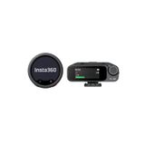 Insta360 Mic Pro (1 TX + 1 RX), kablosuz mini Lavalier mikrofon, iPhone/kamera/Android için, video kayıt, Bluetooth, özelleştirilebilir e-mürekkep ekranı, 3 mikrofon dizisi, Lightning cihazlarıyla