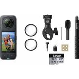 INSTA360 X4 Aksiyon Kamerası Moto Kit 512 GB 360 Derece Lens ve Su Geçirmezlik Özellikleriyle