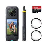 Insta360 X4 Extended Edition Aksiyon Kamerası 360 Derece Görüntü Kalitesi ile Su Geçirmez 15 m - Siyah
