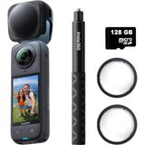 INSTA360 X4 Standart Lens Koruma Seti 360 Derece Açılı Lensler ile Aksiyon Kamerası Aksesuarı