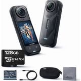 INSTA360 X5 360 Derece Aksiyon Kamerası 8K Çözünürlük ve 128GB MicroSD ile Shoot Ready Set