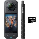 INSTA360 X5 Aksiyon Kamerası Basic Kit ( FOTO EKSPRES ) 8K Çözünürlük Siyah Renk FlowState Stabilizasyon