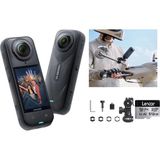 Insta360 X5 Aksiyon Kamerası Moto Ayna Kiti 512 Gb 4K 60 FPS Siyah Ultra Geniş Açılı - renk
