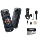 INSTA360 X5 Aksiyon Kamerası - Motosiklet Kiti 128 GB (Heavy)