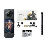 Insta360 X5 Aksiyon Kamerası - Motosiklet Kiti (256 GB)
