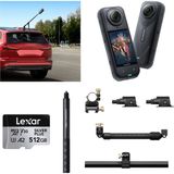 INSTA360 X5 Aksiyon Kamerası - Racing Araç Kit 512 GB