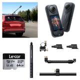 INSTA360 X5 Aksiyon Kamerası - Racing Araç Kit 64 GB
