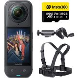 Insta360 X5 Kamera Bisiklet Paketi Kiti Siyah Renkli Yüksek Çözünürlük Özellikli