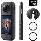 Insta360 X5 Siyah Aksiyon Kamerası - Premium Lens Guards Kit