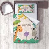 İnstababyrooms 022 Dijital Baskılı Renkli 160x220 cm Bebek Nevresim Takımı