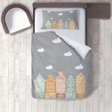 İnstababyrooms 1337 Dijital Baskılı Renkli 160x220 cm Bebek Nevresim Takımı