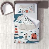 İnstababyrooms 1340 Dijital Baskılı Renkli 160x220 cm Bebek Nevresim Takımı